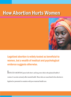 How Abortion Hurts Women brochure